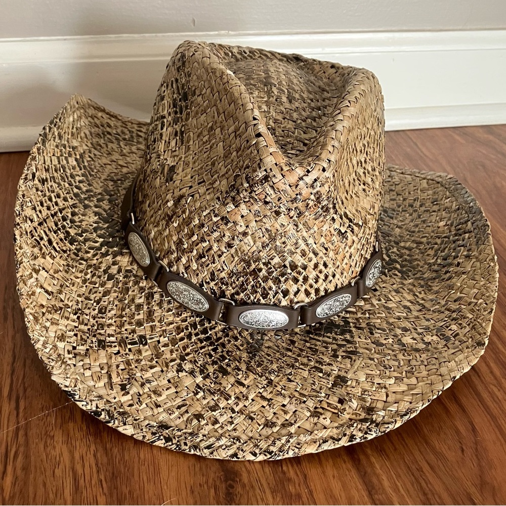 Scala Authentic Handmade Woven Seagrass Cowboy Hat